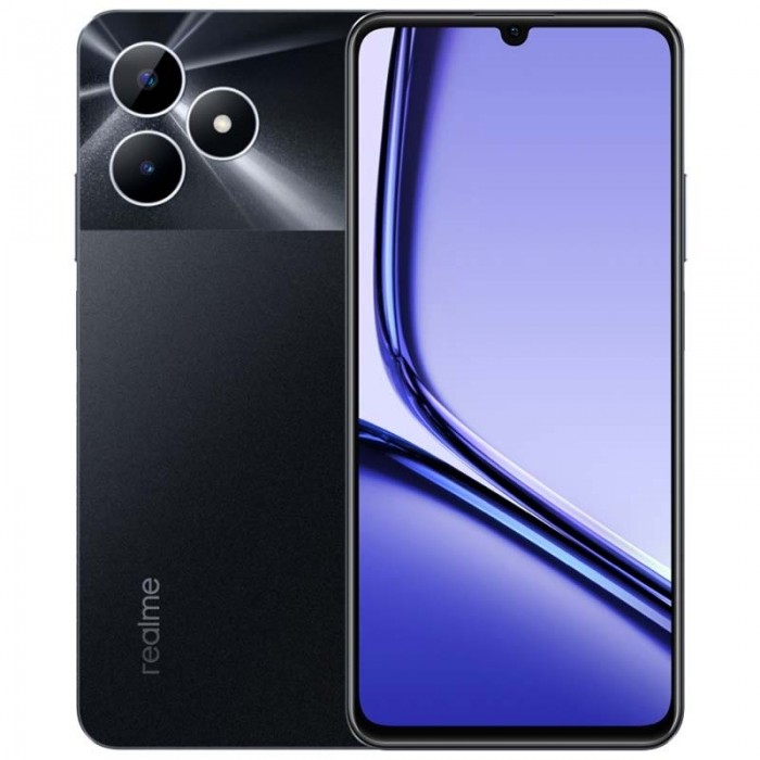 Oferta Relâmpago Celular Realme Note 50 64GB, 3GB RAM, Câmera Traseira Dupla, Tela 6.74" Android 13 e Processador Octa-Core Preto